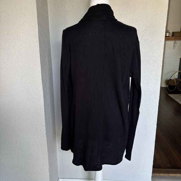 THE ROW Knightsbridge Open Front Light weight Cardigan Black - Small ($450) - Picture 4 of 12